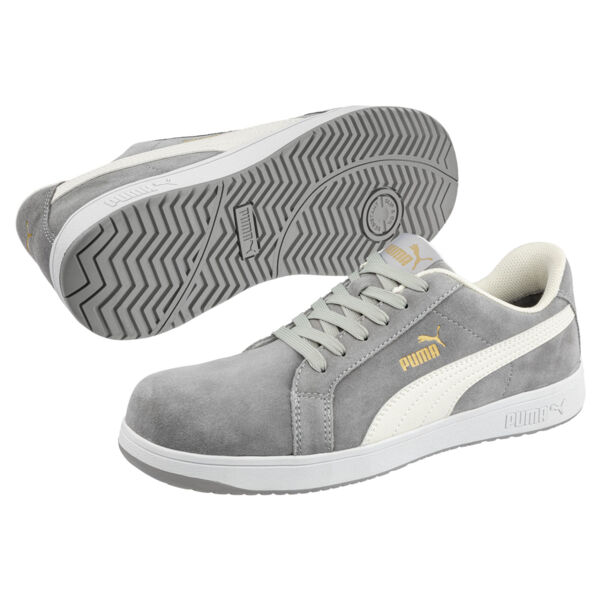 Iconic Suede Grey Low S1PL ESD Thumbnail