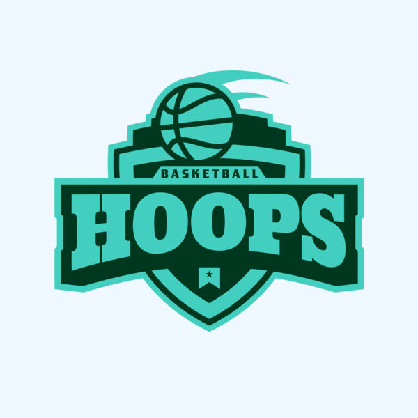 Hoops Basketball logo template 02 Thumbnail