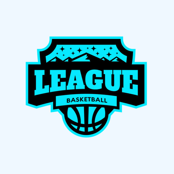 League Basketball logo template Thumbnail