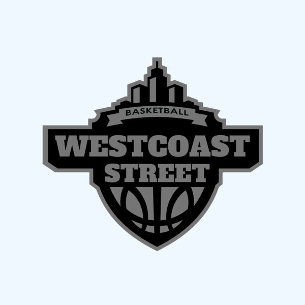 Westcoast Street Basketball League logo template Thumbnail
