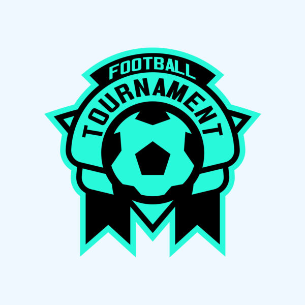 Tournament Football logo template Thumbnail