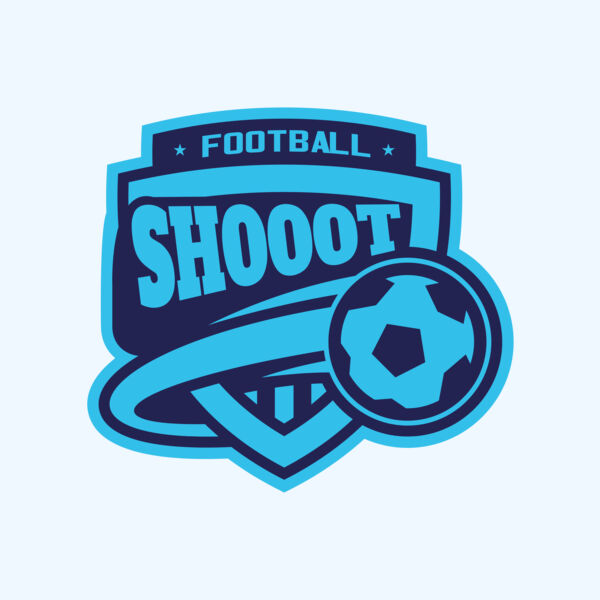 Shoot Football logo template Thumbnail