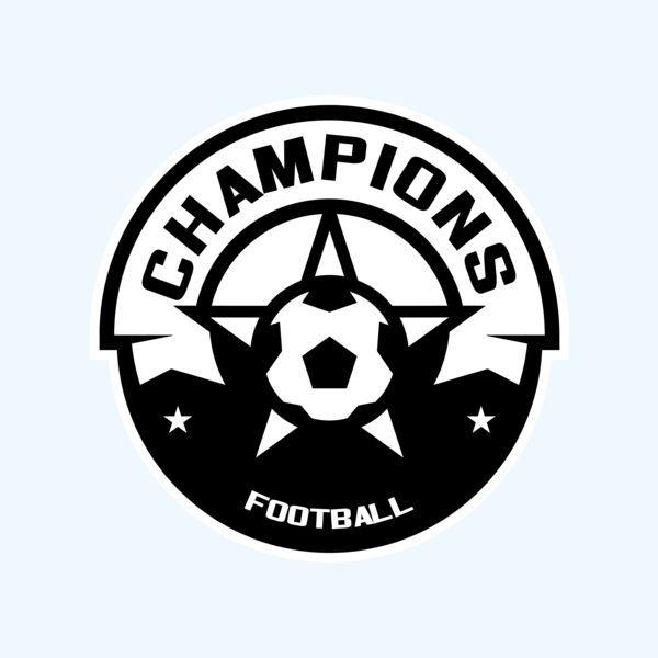 Champions Football logo template Thumbnail