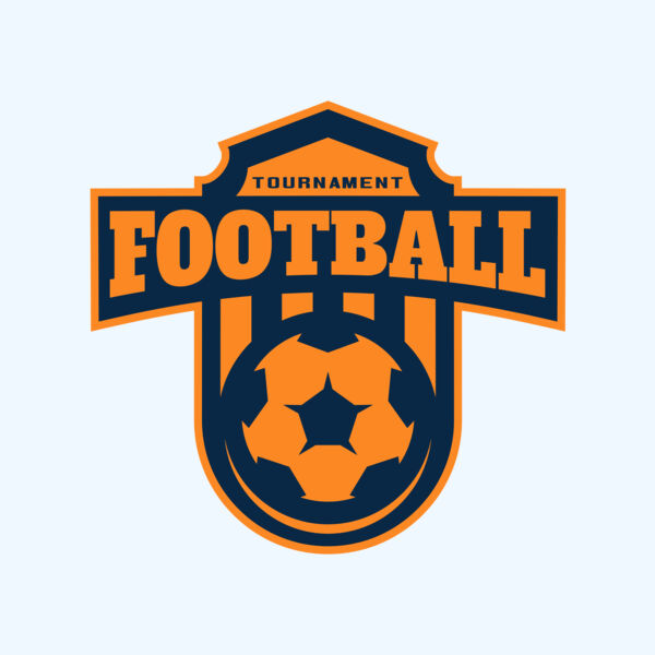 Football Tournament logo template Thumbnail