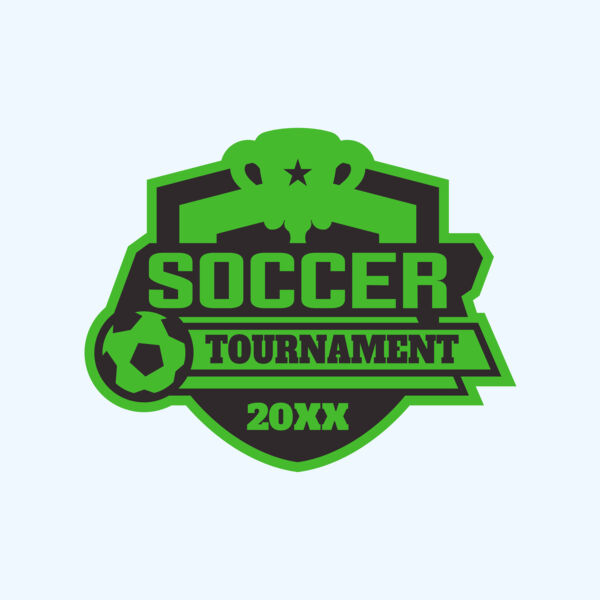 Soccer Tournament logo template 02 Thumbnail