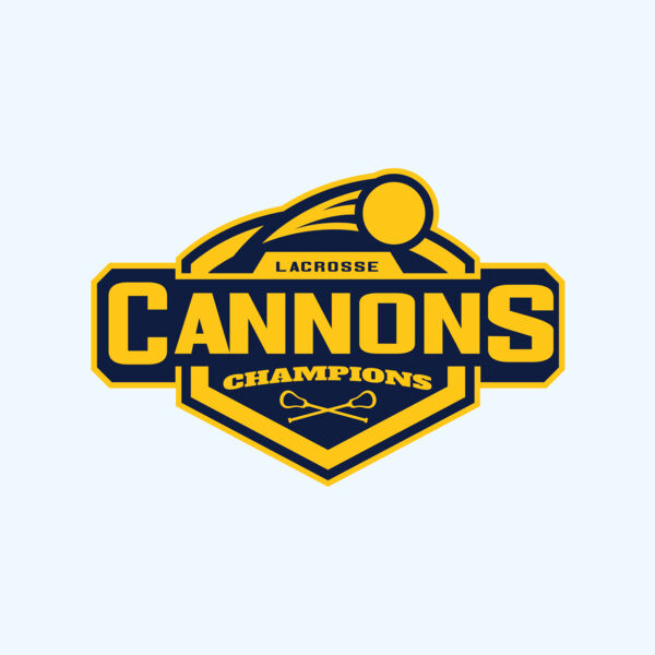 Cannons Champions Lacrosse Logo Template Thumbnail