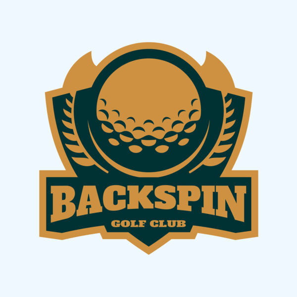 Backspin Golf club logo template Thumbnail