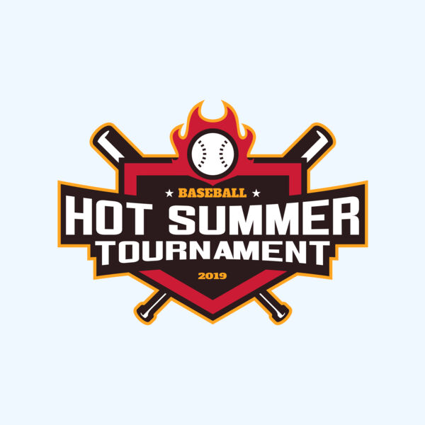 Hot Summer Tournament Baseball logo 01 Thumbnail