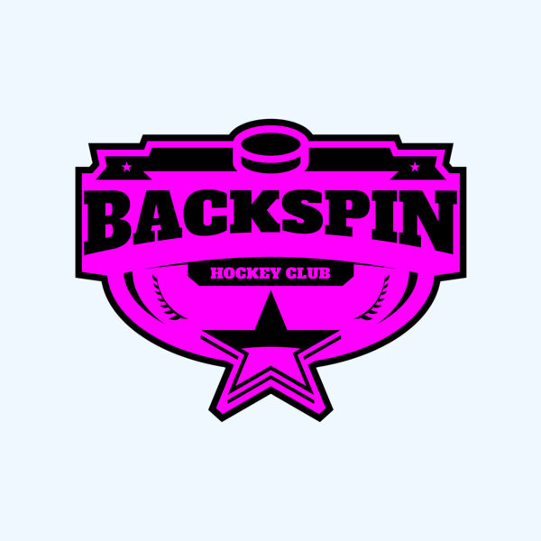 Backspin Hockey Club logo template Thumbnail