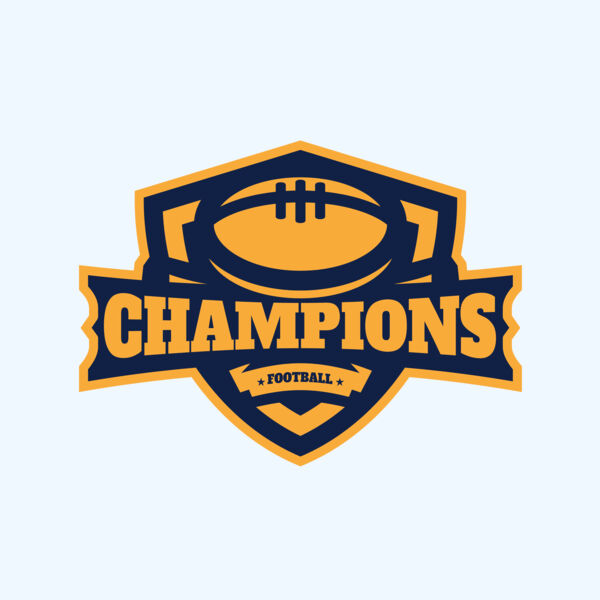 Champions Football logo template Thumbnail