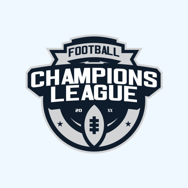 Champions League Football logo template Thumbnail