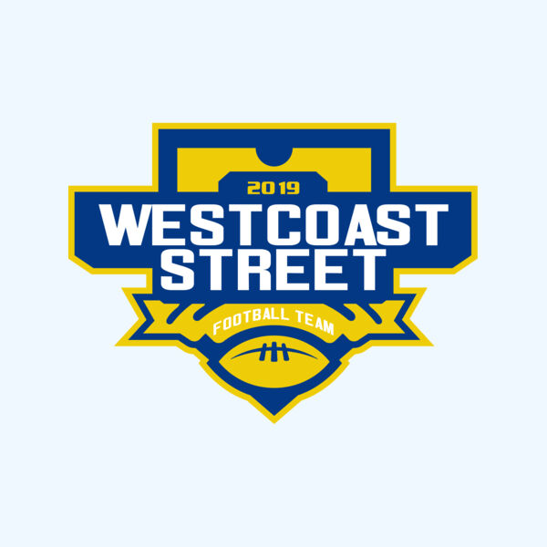 West Coast Street Football League logo template Thumbnail