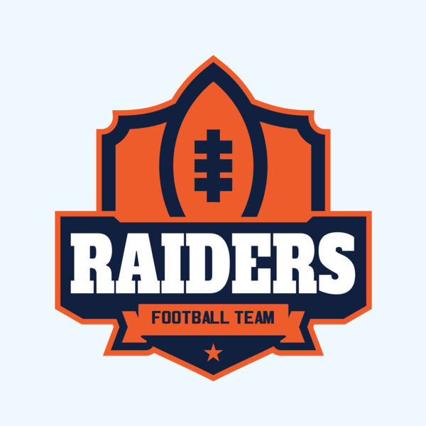 Raiders Football Team logo template Thumbnail