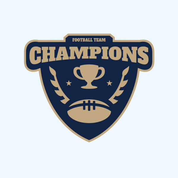 Champions Football Team logo template Thumbnail