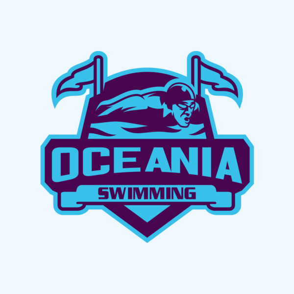Oceania Swimming logo template Thumbnail