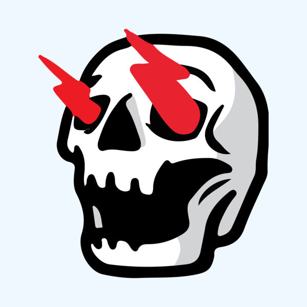 Elements Skull logo template Thumbnail