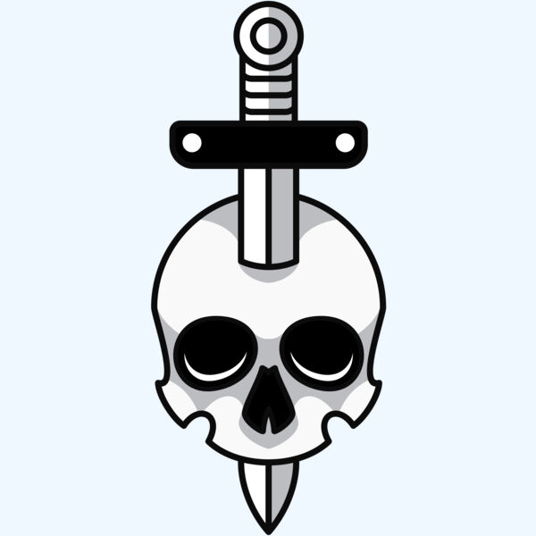 Elements Skull logo template 07 Thumbnail