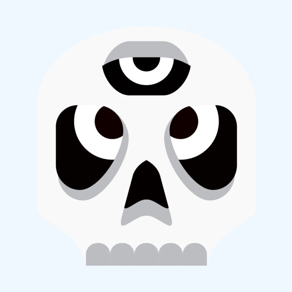 Elements Skulls logo template 18 Thumbnail