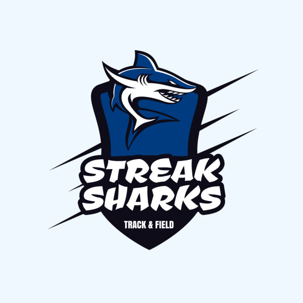 Sharks Track & Field Team Logo 01 Thumbnail