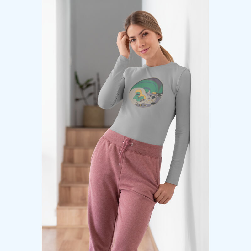 Chillin Long Sleeve T-Shirt (Premium) Thumbnail