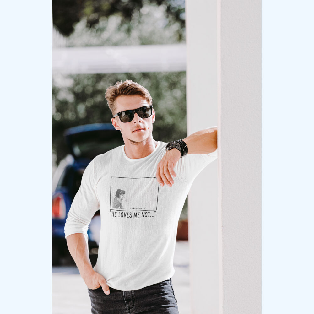 He Loves Me Not Long Sleeve T-Shirt (Standard) Thumbnail