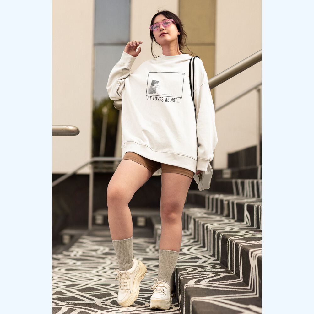 He Loves Me Not Sweatshirt (Premium) Thumbnail