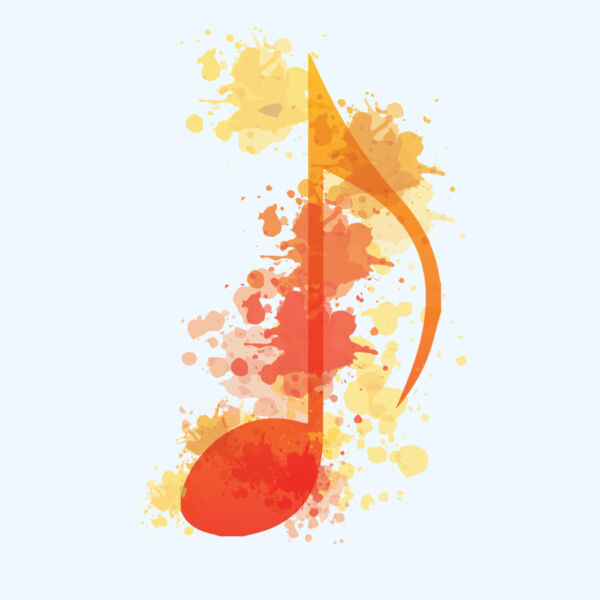 Watercolour Music Note Thumbnail