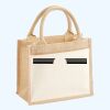 Cotton Pocket Jute Gift Bag Thumbnail