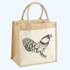 Cotton Pocket Jute Midi Tote Thumbnail