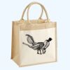 Cotton Pocket Jute Midi Tote Thumbnail