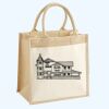 Cotton Pocket Jute Midi Tote Thumbnail