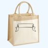 Cotton Pocket Jute Midi Tote Thumbnail
