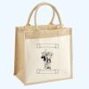 Cotton Pocket Jute Midi Tote Thumbnail