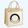 Cotton Pocket Jute Midi Tote Thumbnail