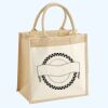 Cotton Pocket Jute Midi Tote Thumbnail