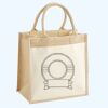 Cotton Pocket Jute Midi Tote Thumbnail
