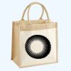 Cotton Pocket Jute Midi Tote Thumbnail