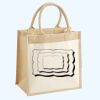 Cotton Pocket Jute Midi Tote Thumbnail