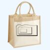 Cotton Pocket Jute Midi Tote Thumbnail