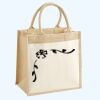 Cotton Pocket Jute Midi Tote Thumbnail