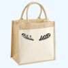 Cotton Pocket Jute Midi Tote Thumbnail