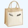 Cotton Pocket Jute Midi Tote Thumbnail