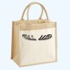Cotton Pocket Jute Midi Tote Thumbnail