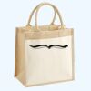 Cotton Pocket Jute Midi Tote Thumbnail