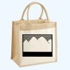 Cotton Pocket Jute Midi Tote Thumbnail