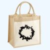 Cotton Pocket Jute Midi Tote Thumbnail