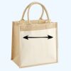 Cotton Pocket Jute Midi Tote Thumbnail