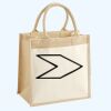 Cotton Pocket Jute Midi Tote Thumbnail