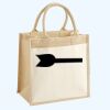 Cotton Pocket Jute Midi Tote Thumbnail