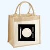 Cotton Pocket Jute Midi Tote Thumbnail